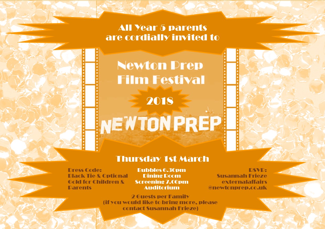 Sign up online for extra places for Film Night!